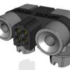 Listwa stykowa PCB 4-pinowe MHDAS raster: 1.27 mm Kąt prosty 2-rzędowe Amphenol Socapex Do montażu na płytce drukowanej