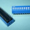 DIP SWITCH 12-PIN BLUE
