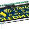 Wyświetlacz graficzny Display Elektronik EAOLEDM128-6LGA zielono-żółty 128 x 64 Pixel (S x W x G) 67.80 x 48.00 x 2.1 mm
