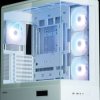 P50 DS White Zalman P50 DS PC housing Tempered Glass, ATX