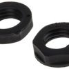 Nakrętka do dławnic kablowych, M12, IP68, kolor: Czarny, materiał: Nylon 66, RS PRO