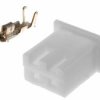 TMX02-G/3 Złącze mocy, gniazdo na kabel - 2pin (z terminalami) raster gniazda: 2.5mm (z kluczem) - kpl. 3 sztuki