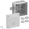 Skrzynka przyłączeniowa Spelsberg Abox Pro 040 AB-L, IP66, IP67, IP69, (D x S x W) 102 x 102 x 70 mm, szary, 1 szt.