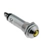 KONTROLKA LED 24VDC ŻÓŁTA fi 8.2mm IP40 WYPUKŁA