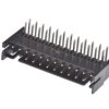 Listwa stykowa PCB 24-pinowe DF11 raster: 2 mm Kąt prosty 2-rzędowe Hirose Otwór przelotowy 250V W osłonie
