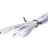 Wtyk Dc 5.5X2.1 Przewód Biały 150Cm 22Awg