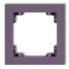 DECO Ramka uniwersalna z tworzywa DECO Pastel Matt wrzosowy 50DR-1 KARLIK