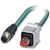 Kabel Ethernet Cat5 długość 5m Z zakończeniem Phoenix Contact
