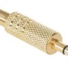 Wtyk Jack 3,5mm stereo złoty metal
