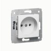 CARIVA Gniazdo pojedyncze bez uziemienia białe 16A-250V 773616 LEGRAND