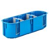 Puszka do regipsu P3x60D 3x60 mm Multibox 2 potrójna niebieska 32104203 SIMET