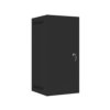SZAFA INSTALACYJNA RACK WISZĄCA 10 12U 280X310 CZARNA DRZWI METALOWE LANBERG (FLAT PACK)