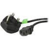 StarTech.com BS13U-1M-POWER-LEAD 3ft (1m) UK Computer Power Cable, BS 1363 to C