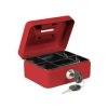 Burg Wächter MONEY 5012 Red Cash Box 125x60x95mm with Coin Slot 2 Keys