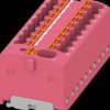 1047428 PTFIX distributor block, 4/18x1.5, dusky pink