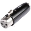 Hicon HI-X3MX3-FM XLR Adapter XLR Socket to Mini XLR Plug 1 pc