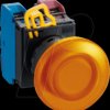 YW1L-M4E10QM3A YW-22mm, PBI, mushroom, plastic, momt, 1NO, LED 230/240V AC/DC,a