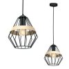 Lampa wisząca CLIFF BLACK 1xE27 MLP5524 Milagro