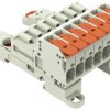 WAGO Obudowa złącza pin męskiego na kabel Ilość pinów 7 Wymiary siatki: 7.62 mm 831-1207/306-000 6 szt.