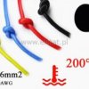 Kabel silikonowy czarny; cynowana miedź 0,06mm2