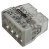 Złączka; instalacyjna; 2273-208; 8 torów; 16,5mm; 24A; 450V; na przewód; zwora; sprężynowy; 0,5÷2,5mm2; przezroczysty; jasnoszar