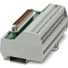 Transfer module, 37 pole, 2 A, 25 V, 2900786, VIP-2/SC/D37SUB/M/SO