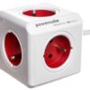 Przedłużacz Powercube Z 5-Krotnym Gniazdem E/Fr 1,5M Czerwony 2300/Frexpc