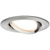 Paulmann 93446 Nova Flush Mount Light LED 6W Brushed Iron Energy Efficient