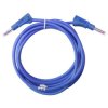 Mueller BU-2323-10-79-6 Test Lead 4mm Jacks 2m Blue Silicone 10 AWG