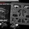 S410 Simagic paddle shifter module - black, dual clutch