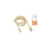 Kabel USB-Apple iPhone/8p 2m zł. złoty ipad