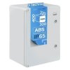 Obudowa ABS standardowa pusta 300x400x220 z ocynkowaną płytą montażową szara IP65 EDO777005 EDO