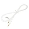 Kabel jack 3.5 wtyk stereo - 3.5 wtyk stereo 1m biały JKJ20