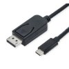 Adapter Roline Usb Typu C - Displayport, V1.4, M/M, 3 M