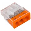 Szybkozłączka 3x 2,5mm2 pomarańczowa E.4181T /100szt./