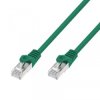 Patchcord LAN Miedź Kabel sieciowy skrętka Extralink Kat.7 S/FTP 1m 20G Zielony