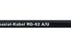 Coaxial cable, 100 Ω, RG 62 A/U, black