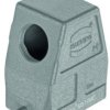 Grommet housing, size 6B, die-cast aluminum, M25, angled, longitudinal bow locking, IP65, 19302060546