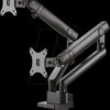 60715 Monitor mount, 2 screens, up to 32 inches, table mounting