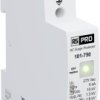 Zabezpieczenie przeciwprzepięciowe Jednofazowy-fazowy, 10kA, 1,3kV, montaż na szynie DIN, RS PRO