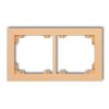 DECO Ramka podwójna DECO Pastel Matt brzoskwiniowy 45DR-2