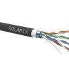 Kabel instalacyjny Solarix CAT5E FTP PVC+PE Fca podwójny płaszcz 305m/szpula SXKD-5E-FTP-PVC+PE