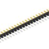 Pin header, 30 pole, pitch 2.54 mm, straight, black, SLLP7SMD04030S