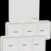 Wiser Smart Home Starter Set Sicherheit, 6 Rauchmelder