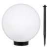 Solarna Lampa Wolnostojaca Ogrodowa Gb168 - Kula 30X30x63 Cm, Bialy Led Gb168
