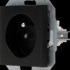 940450002 HK07 - pin outlet, increased touch protection, black matt