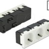 81424 Easy 45 power socket 45°, 3-fold