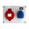Rozdzielnica budowlana WDD 32A skrzynka elektryczna 1x230V Schuko IP44 Mennekes erbetka Doktorvolt DV-6343-D