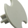 Extension plunger, round, Ø 15 mm, (L x H) 8.25 x 15 mm, beige, for single pushbutton, 5.46.017.037/0710