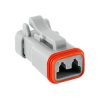 Amphenol AT06-2S-MM01 Connector Plug Female Unshrouded 2 Positions